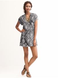 Soft focus tunic dress