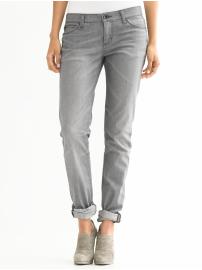 BR Monogram grey slouchy skinny jean
