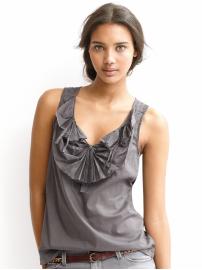 Tall pleated fan tank