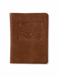 Heritage stamped passport wallet