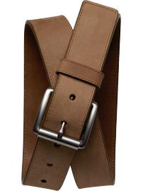 Nubuck leather belt