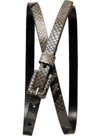 Skinny lizard belt