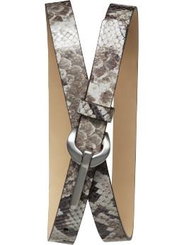 Slim python belt