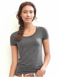 Petite short-sleeve luxe tee