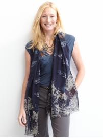 Butterfly scarf