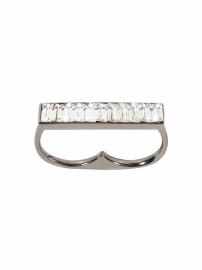 Baguette bridge ring