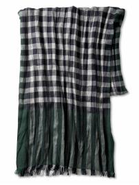 Geo-check scarf