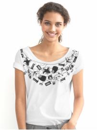 Bejeweled graphic tee