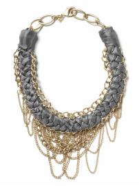 Ariel braid & chains necklace
