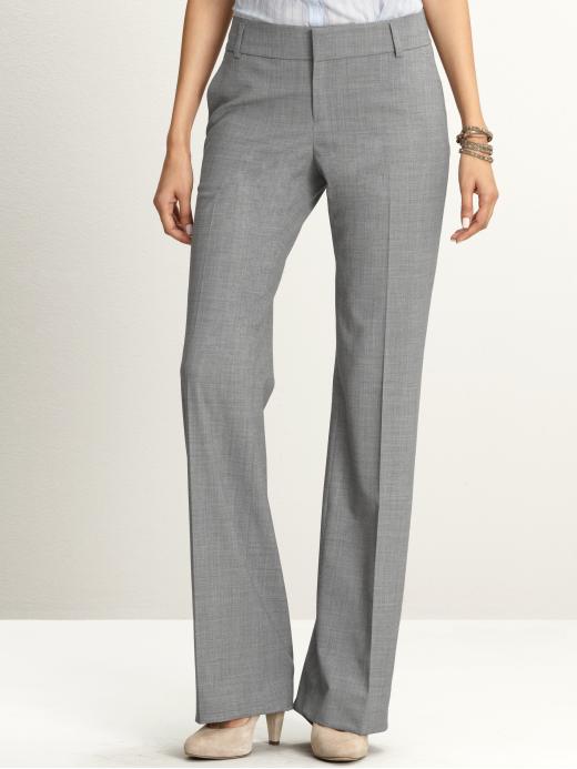 Banana Republic Petite martin fit grey suit pant