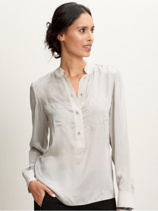 Banana Republic Silk popover
