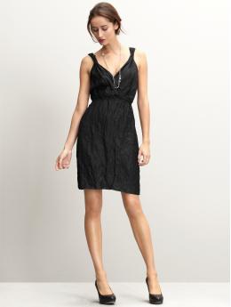 BR Monogram crinkle crossover dress from bananarepublic.gap.com