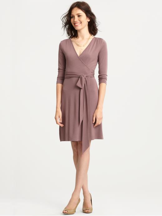 Banana Republic Gemma Wrap Tall Dress