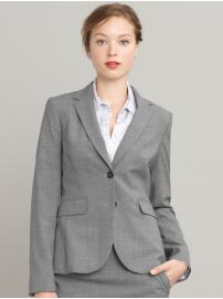 Grey lightweight wool blazer