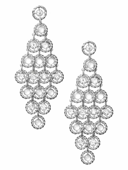 Banana Republic - Spinning orchid chandelier earring