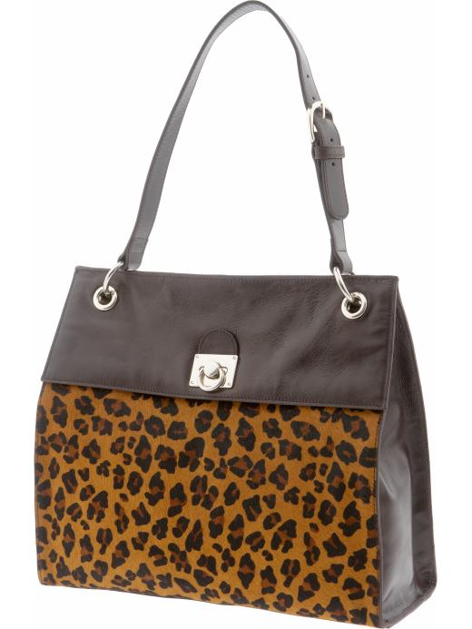 Banana Republic The Mad MenA Collection Leopard Print Satchel animal prints, zebra, leopard, giraffe