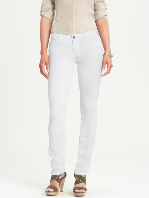 Banana Republic White Skinny Jeans
