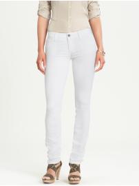 White skinny jean