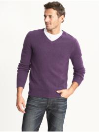 Cashmere v-neck sweater