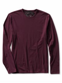 Cotton long-sleeve tee