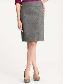 Textured Marilyn pencil zip skirt