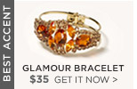 Best accent: GLAMOUR BRACELET. $35 (Old Hollywood jeweled bracelet). GET IT NOW. Best accent: GLAMOUR BRACELET. $35 (Old Hollywood jeweled bracelet). GET IT NOW.
