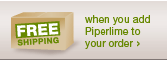 free shipping when you add piperlime to your order.
