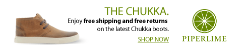 PIPERLIME. THE CHUKKA. Enjoy free shipping and free returns on the latest Chukka boots. SHOP NOW.