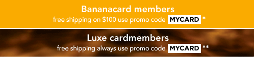 Banana Republic Luxe Card Discount Code