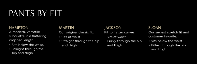 PANTS BY FIT