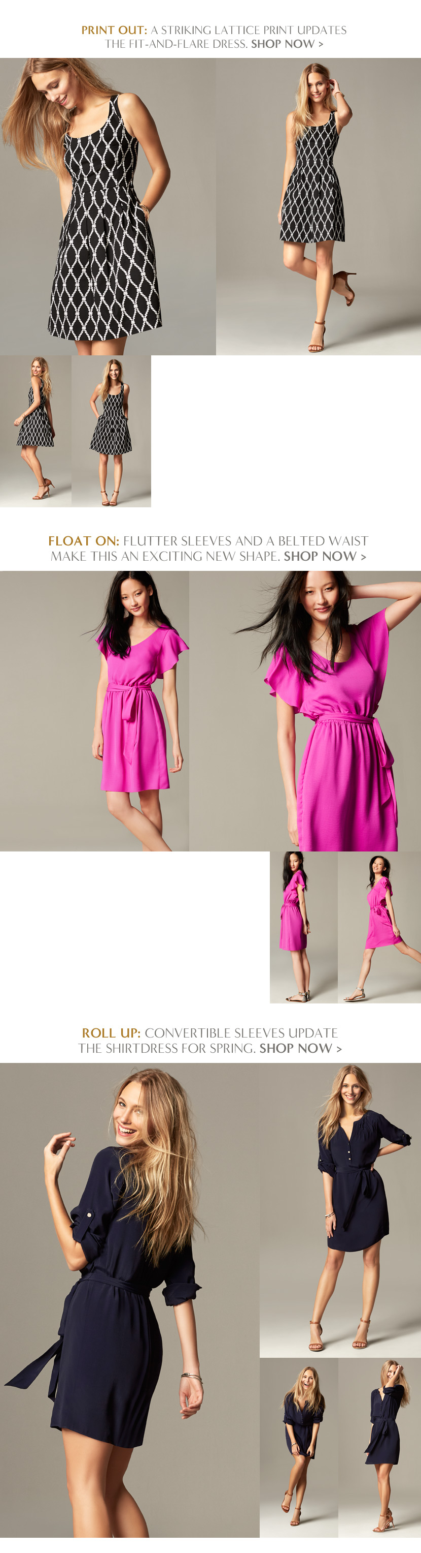 one great dress. shop now >