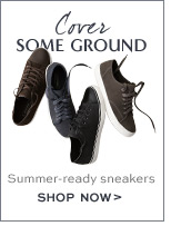 Cover Some Ground. Summer-ready sneakers. SHOP NOW >