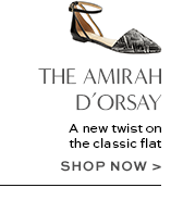 The Amirah D'Orsay. Shop now >
