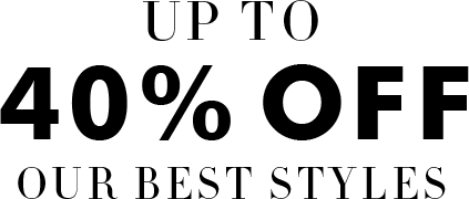 40 off select styles