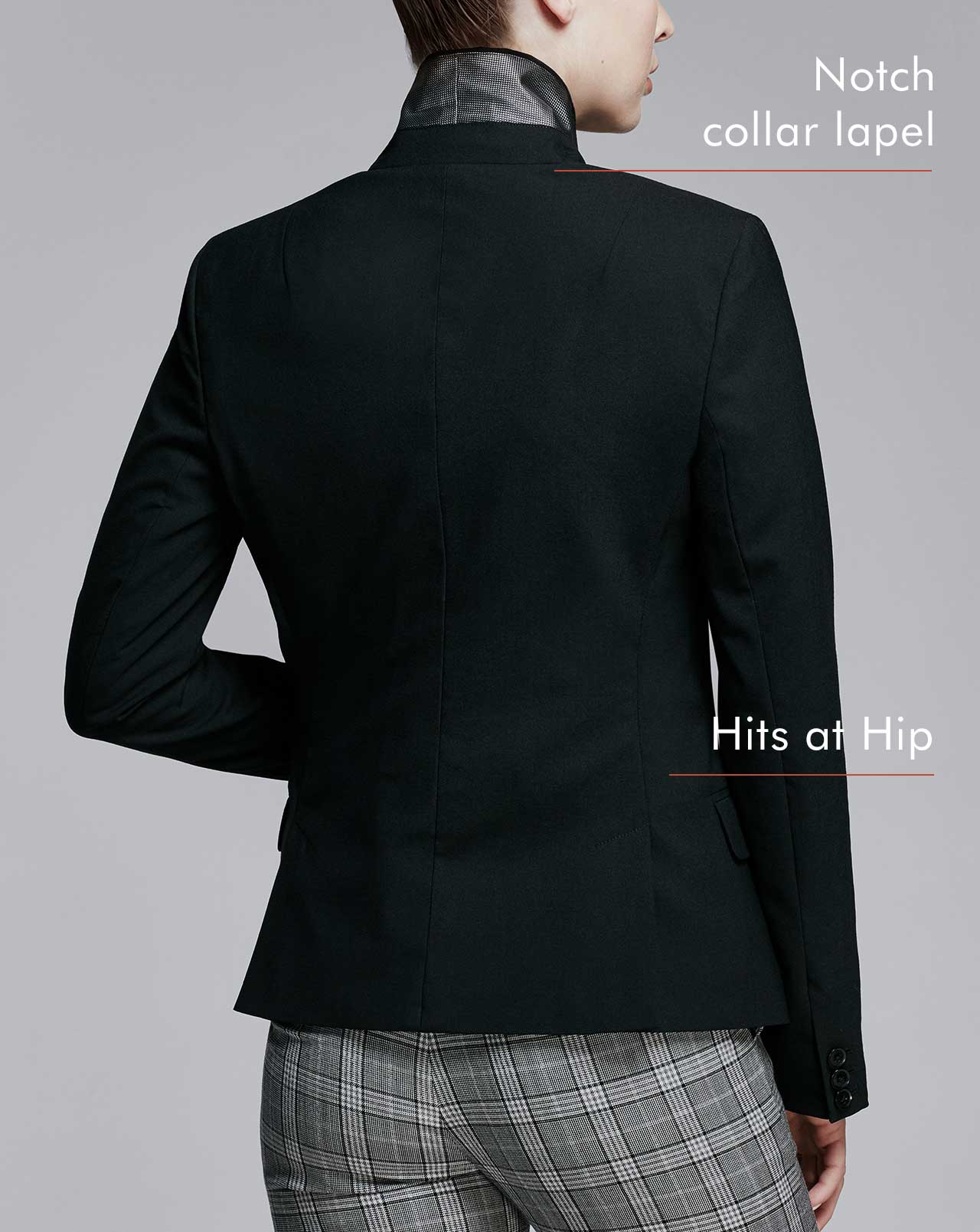 classic blazer fit side