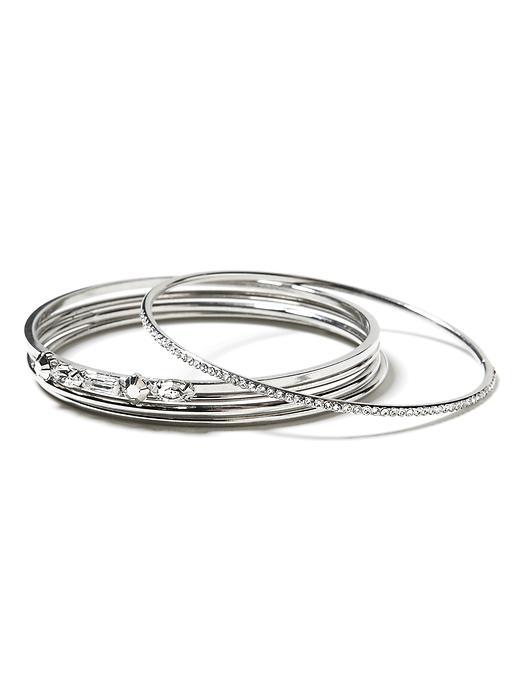 Banana Republic Baguette Bangle Set