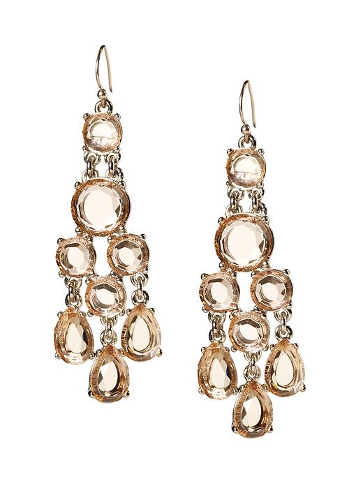 Banana Republic Clear Chandelier Earring