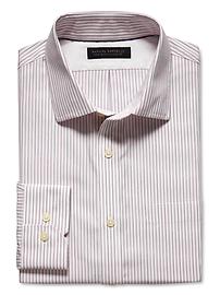 Classic fit non-iron stripe shirt
