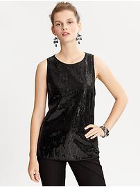 Sequin tank top