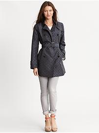 Polka dot trench