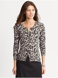 Heather cheetah print cardigan