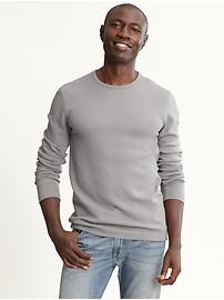 Waffle-knit tee