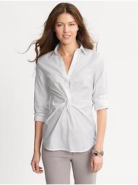 White twist shirt