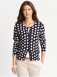 Polka dot cardigan