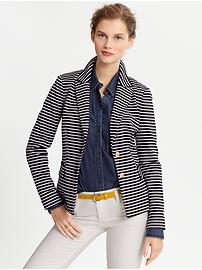 Barbara striped knit blazer