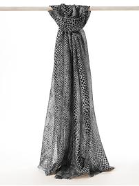 Vanna snake-print scarf