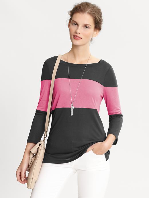 Banana Republic Color Block Tee
