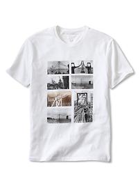 Cotton "Bridges" graphic tee