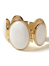 Oval line bracelet
