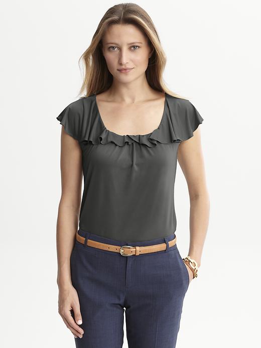 Banana Republic Flounce Top